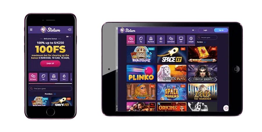 Slotum Casino App-schermafbeelding